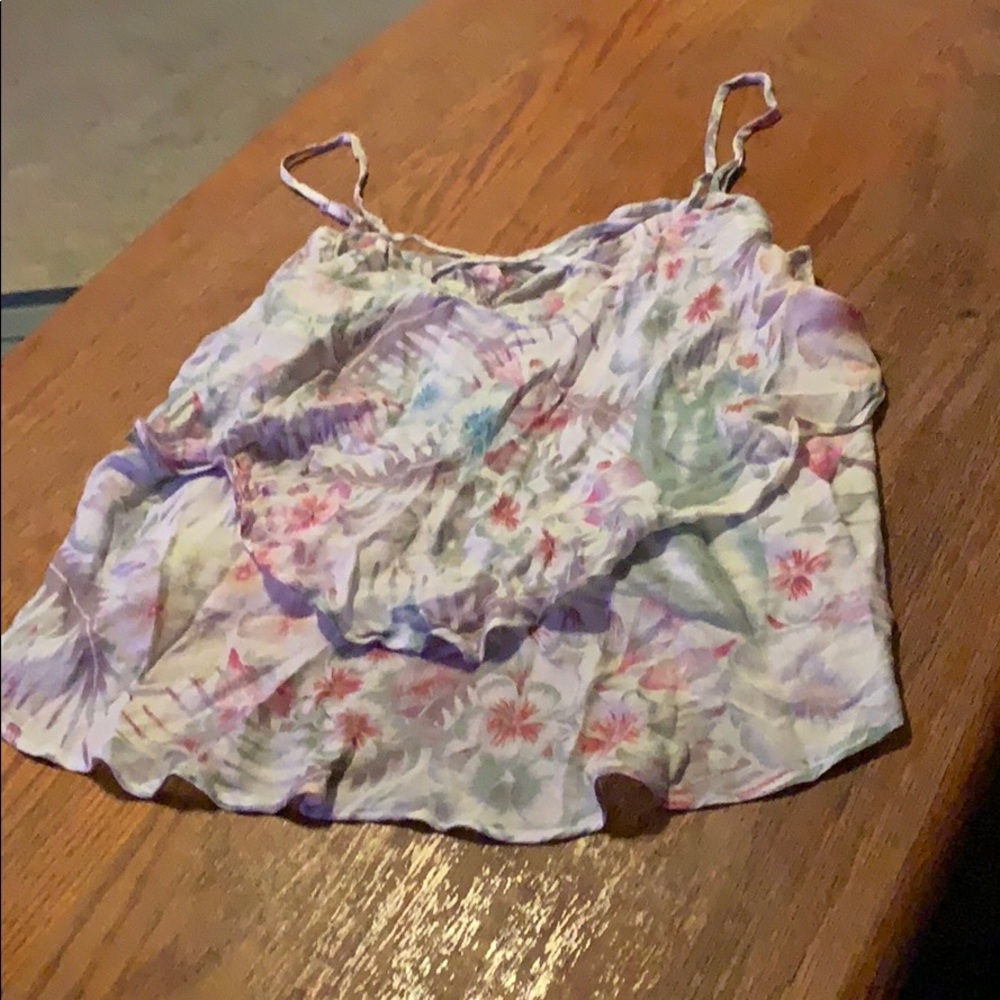Floral tank top